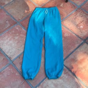 American Apparel Turquoise Sweatpants